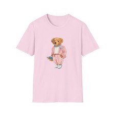 Polo Bear Unisex Shirt Cotton Luxury Inspired Tshirt Size XS-XL