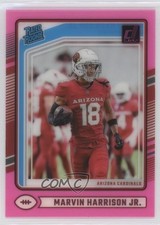 2024 Panini Clearly Donruss Rated Rookie Pink Marvin Harrison Jr #54 03rx