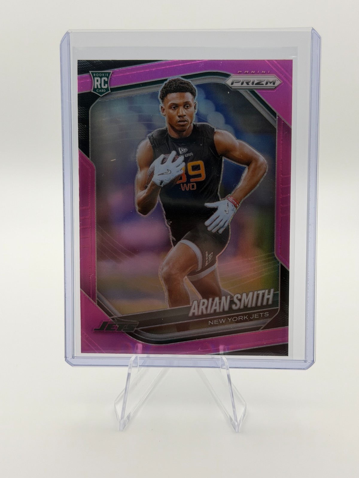 2025 Panini Prizm - Rookies Arian Smith #391 Pink Prizm (RC)
