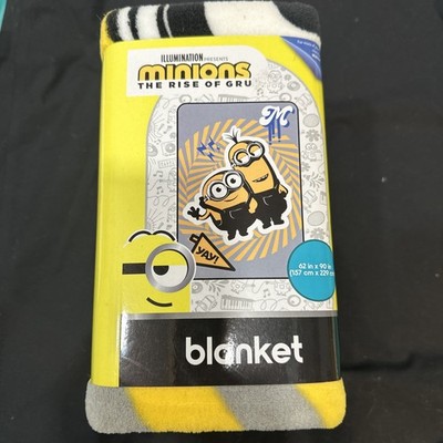 Minions ''Banana Bunch'' Kids 62'' x 90'' Twin/Full Blanket-W156249216902