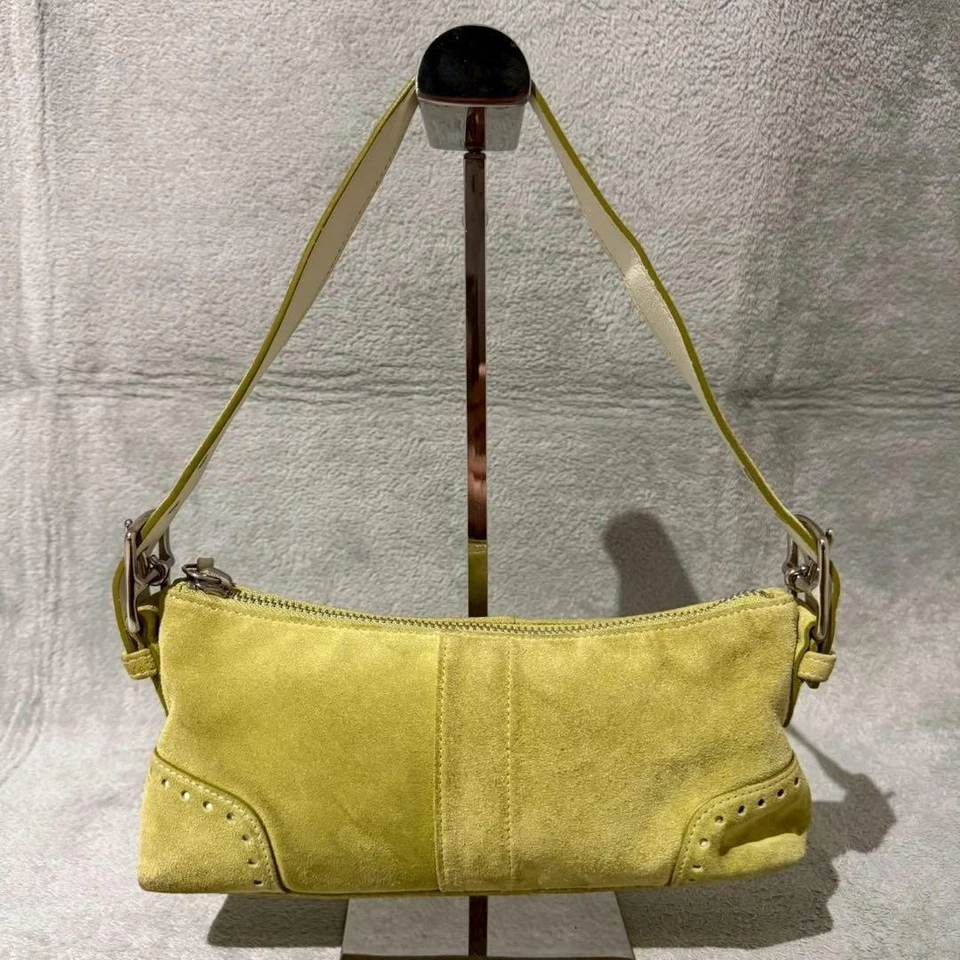 Coach Baguette Hampton Semi Demi Bag Y2K 5032 Green Yellow - Image 2 of 4