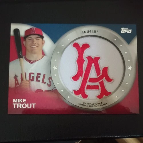 Topps 2014 Baseball Series 1 Mike Trout Manufactured Patch Card Angels CP-7 MLB