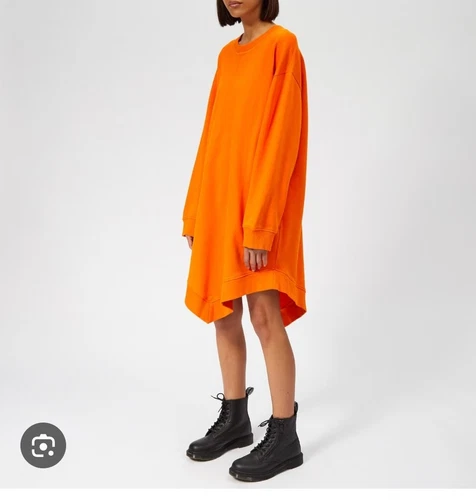 Abito donna MM6 Maison Margiela felpa angolare taglia XS