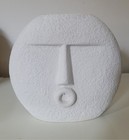 George Face Ceramic Vase for Home Décor dry Flower Vase for Living boho white ne