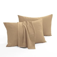 Toddler Pillowcase 100% Soft Egyptian Cotton 500 Thread Count with Zipper Clo...