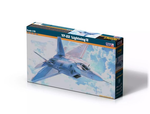 5903852060077 YF-22 Lighting Ii, F-07, 1:72 Mistercraft-image