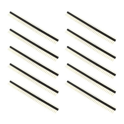 10Pcs 2.54 Breakaway PCB Board Pin Header Connectors for Industrial Electronics