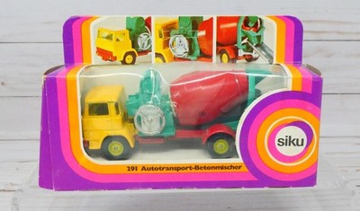 Siku 291, Magirus Transport Truck Concrete Mixer, Cement, Diecast 1/55 Scale