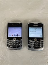 Vintage x2 BlackBerry Curve 8330 - Silver and Black  Verizon  See Description
