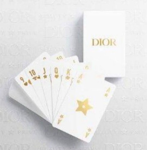 DIOR Playing Cards - Gold Embossed - Welcome Gift Dior Japan 2025 NEW And Sealed