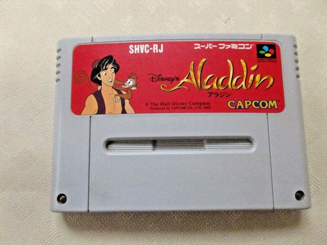 Disney S Aladdin Super Nintendo Entertainment System 1993 Japanese Version For Sale Online Ebay