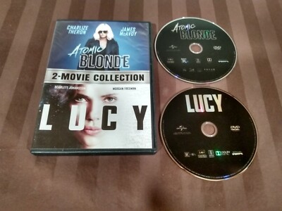 ATOMIC BLONDE & LUCY 2 Movie Collection - DVD Charlize Theron Scarlett Johansson