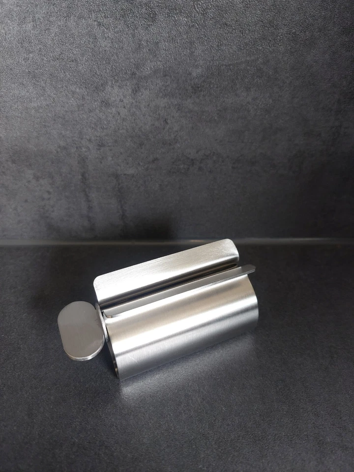 2x Tubenquetscher Tubenpresse Zahnpasta Cremetuben Presse Ausdrücker Edelstahl - Bild 3 von 4