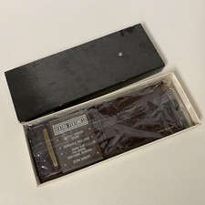 Vintage NEW Genuine Alligator Bi-Fold Wallet Brown In Original Packaging