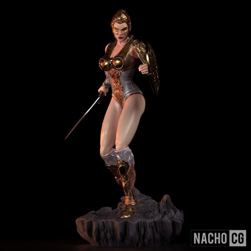 Teela Masters of the Universe 1/8 Scale unpainted Resin Model Kit (250mm height)
