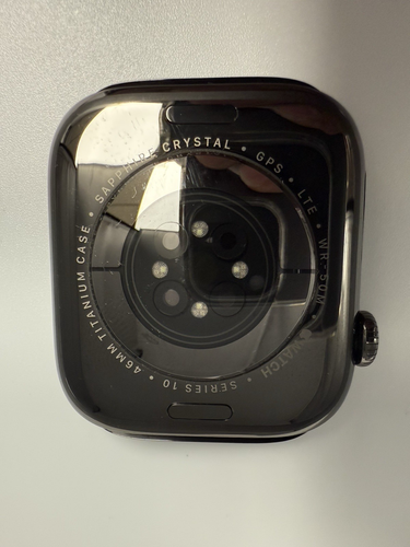 Apple Watch Series 10 Titanium 46mm (GPS + Cellular) MWYE3LW/A Slate M/L Sports - Zdjęcie 9 z 10