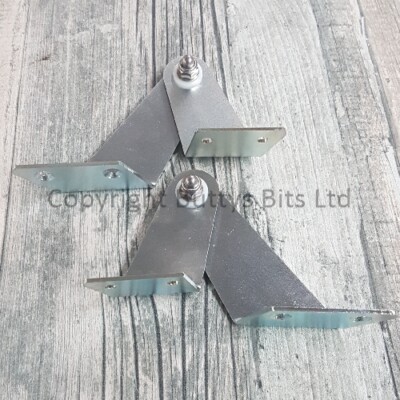 VW Classic Westfalia Roof Bed Hinges T2B Late bay Stainless Steel