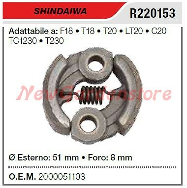 Frizione Centrifuga Shindaiwa T18 T20 T230 C20 LT20 R220153