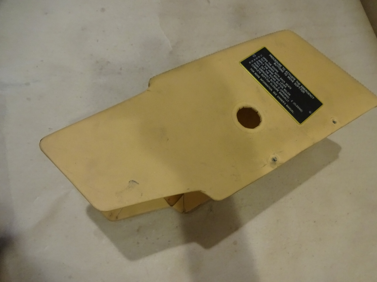 Ferrari  355 Spider  -Hydraulic Top Pump Cover - P/N 64418100
