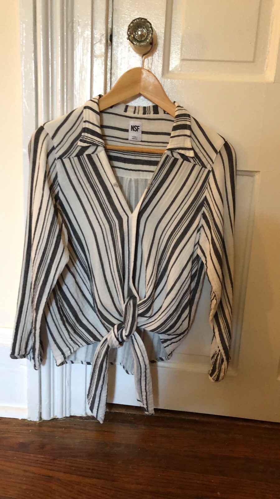 NSF cotton muslim tie blouse excellent condition - image 6
