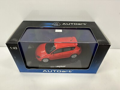 Rare AutoArt Mazda 3 MPS EU Version 1:43 True Red