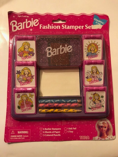barbie figurine stamper with complan