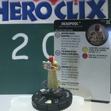 HeroClix 034a Deadpool rare Deadpool and X-Force 