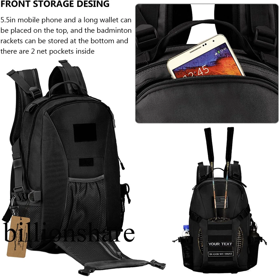 Tactical Backpack for Men Hiking Day Pack Molle Military Rucksack Waterproof 28L - Image 3 of 4