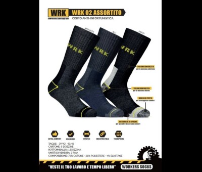WRK 9 Pares De Calcetines Cortos Antilesiones, Máxima