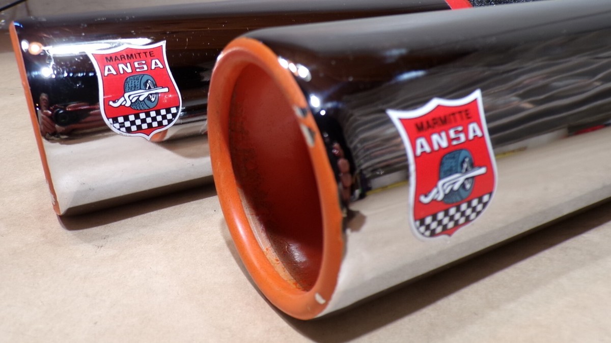 ANSA Set of Two Orange Tipped Exhaust Tips # TK5729 | eBay