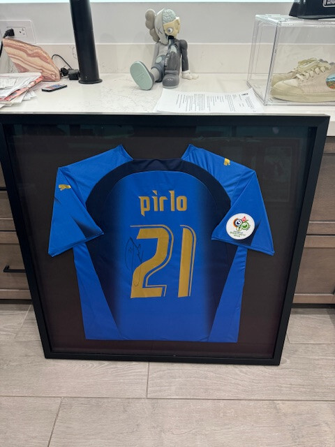 Andrea Pirlo Signed 2006 Italy Jersey