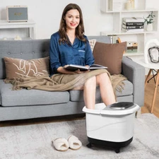 NNECW Multifunctional Electric Foot Baths Machine with Motorized Shiatsu Massage