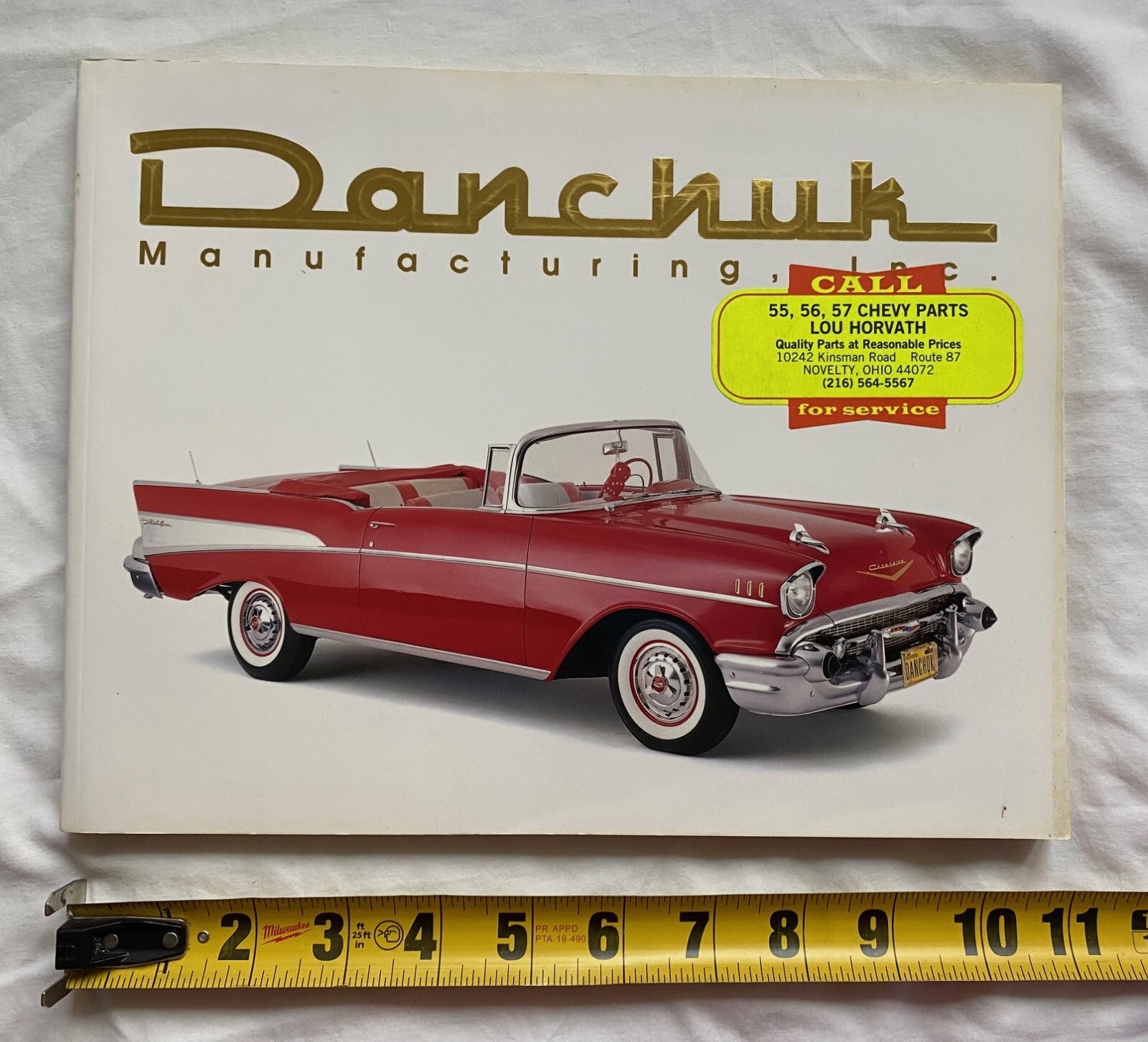 Danchuk Manufacturing vintage Product Catalog 1955 1956 1957 Chevy car parts