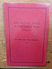 Soldiers Died in the Great War 1914 - 19 The Buffs East Kent Regiment