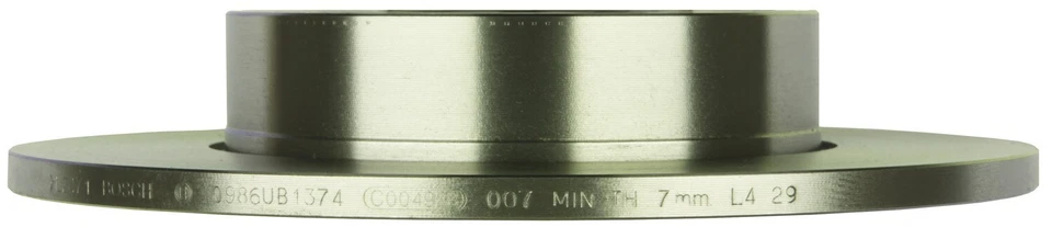 Rotor de freno de disco trasero QuietCast 2000 2001 para Volkswagen Golf Bosch 1999-2006 Foto 4 de 4