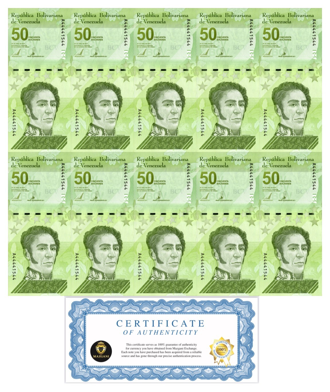 Venezuela 100 Bolivares Digitales Bolivar Banknote UNC 2021 New - Foto 2