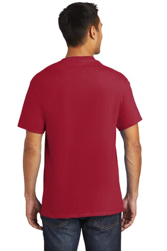Port & Company PC61PT Mens Big & Tall Short Sleeve Essential T-Shirt With Pocket - Image 2 of 3