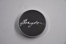 Breyton Chrome Edges Wgray Etched Chrome Logo Wheel Center Cap Hub Cap Pc997