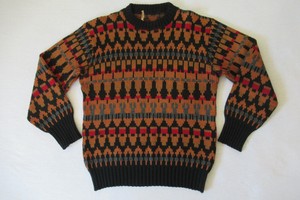 geometric pattern sweater