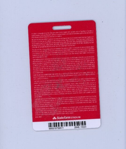 2019 Arizona Cardinals Valid Ticket Pass Kyler Murray NFL Debut RC TD #1 - Picture 2 of 4