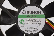SUNON KDE1208PTV1 Cooling Fan DC12V 1.9W 80 80 25mm Motherboard 3-Pin/3-Wire