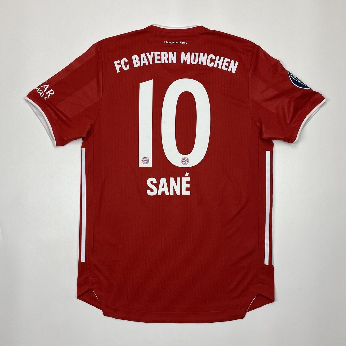 Sane Bayern Munich 2020 2021 Champions PLAYER ISSUE Football Sane Bayern Munich 2020 2021 Champions PLAYER ISSUE Football