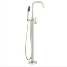 Miseno MNO194ACP Floor Mounted Tub Filler w Integrated Valve  Diverter, Chrome