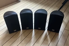 Lot 4 7” H DCM CINEMA 2 SATELLITE 2 WAY SPEAKES-Tested Working -VG + /FREE SHIP!
