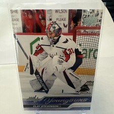 2023-24 Upper Deck Series 2 Clay Stevenson Young Guns Rookie #457