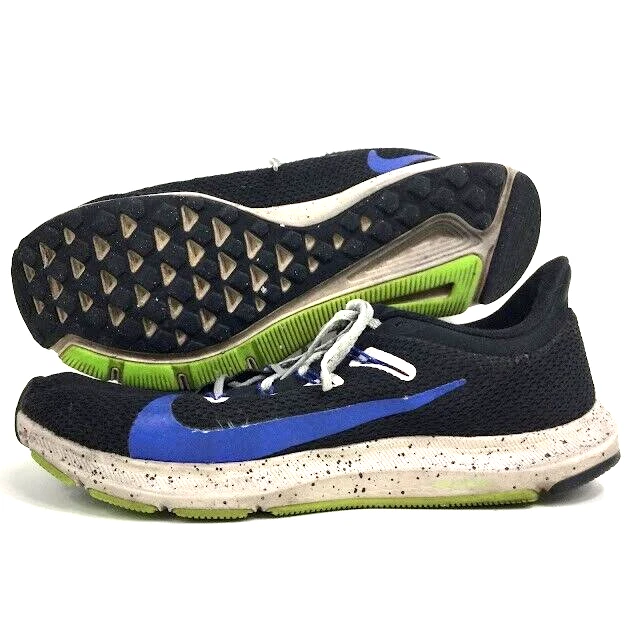 Nike Quest 2 SE Men s Sz 9.5 Black Racer Blue Running Jogging Shoes CJ6185 001