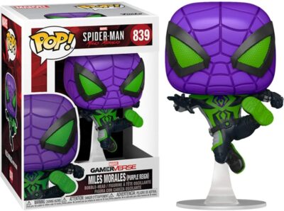 Pop! Games Miles Morales Game Purple Reign Suit Funko