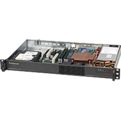 Supermicro SuperChassis CSE-510-200B 1U Rackmount Short-Depth 200W Chassis NEW