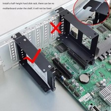Desktop PC SSD/HDD Metal Bracket PCI Expansion Slot Rack Hard Disk Bracket