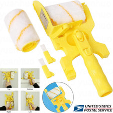 Multifunctional Clean-Cut Paint Edger Roller Brush Safe Tool Wall Corner Ceiling